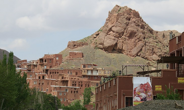 Abyaneh and the rock above the village