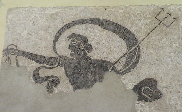Mosaic from baths