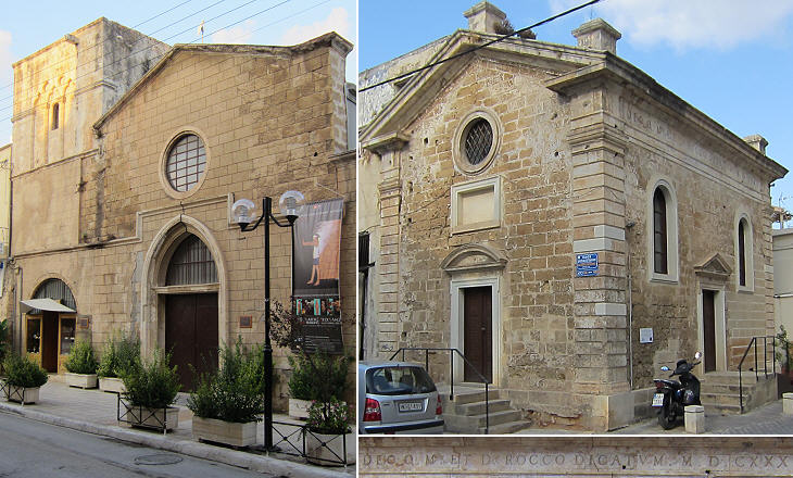 (left) S. Francesco; (right) S. Rocco