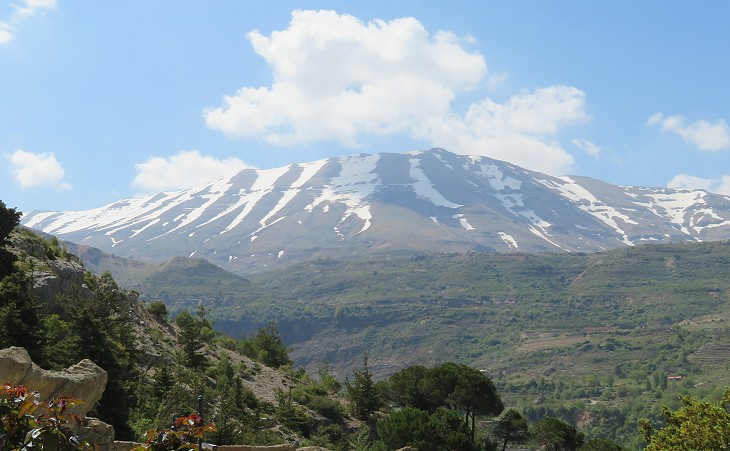 Mount al Makmel from Gibran house