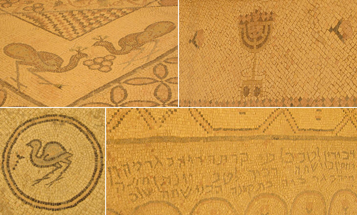 Details of the mosaic
