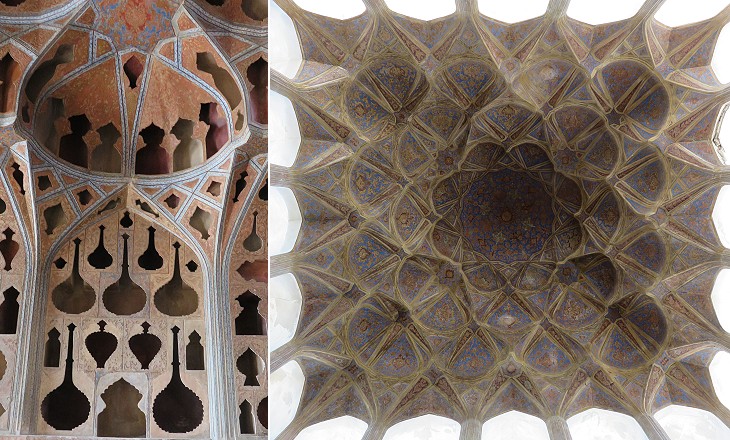 Ali Qapu: details of the music room
