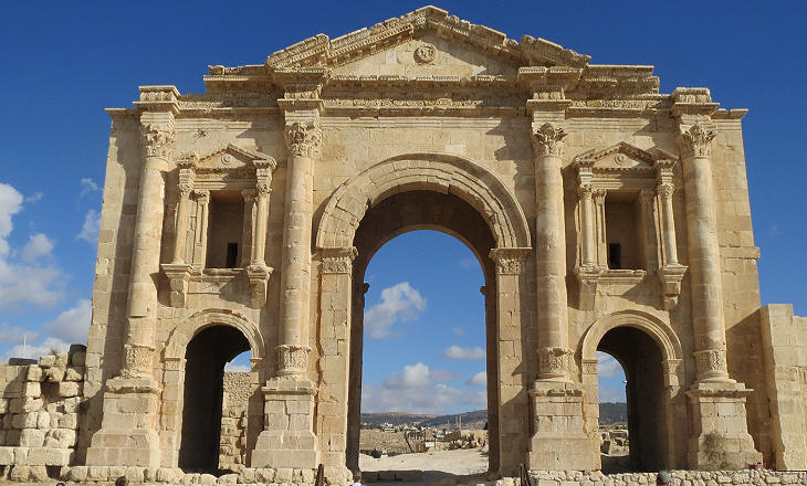Arch of Hadrian - south of the Southern Gate