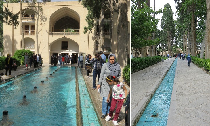 Bagh-e Fin on a Friday