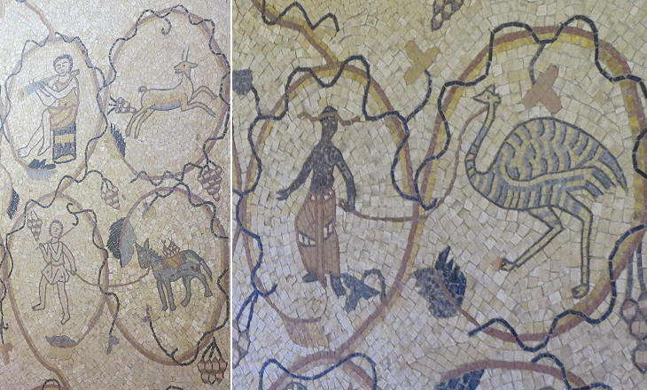 Mosaic found at St. Stephen's at Umm ar-Rasas