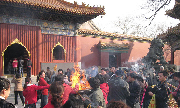Incense burning