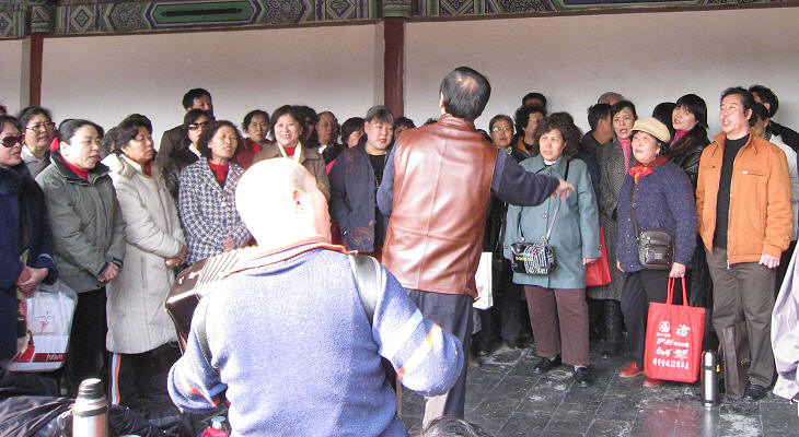 Traditional choir singing