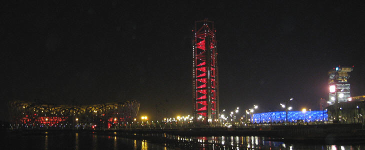 Overall view of the Olympic Green