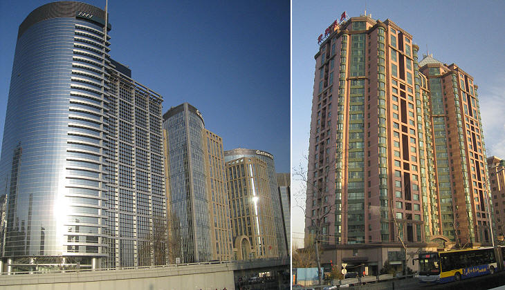 Buildings along one of the many ring roads of Beijing (1)