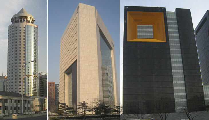 Buildings along one of the many ring roads of Beijing (2)