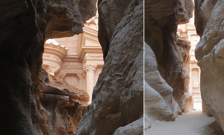 First sights of Kaszr Faraoun aka the Treasury