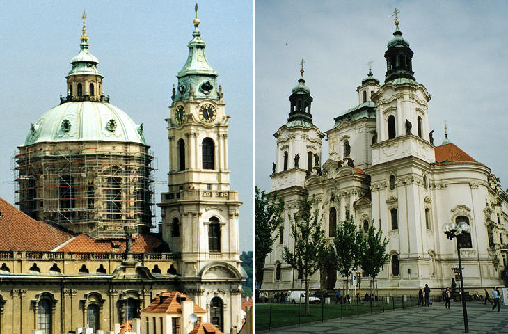 sv. Mikulas (Mala Strana) and sv. Mikulas (Stare Mesto)