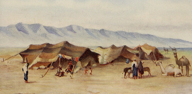 Arab Encampment between Homs and Palmyra