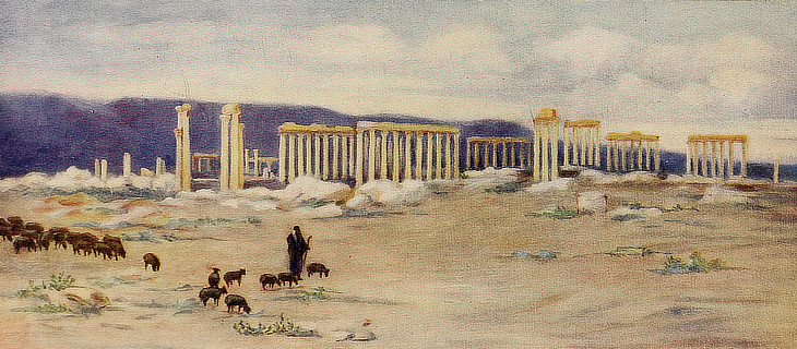 General View of the Colonnade, Palmyra