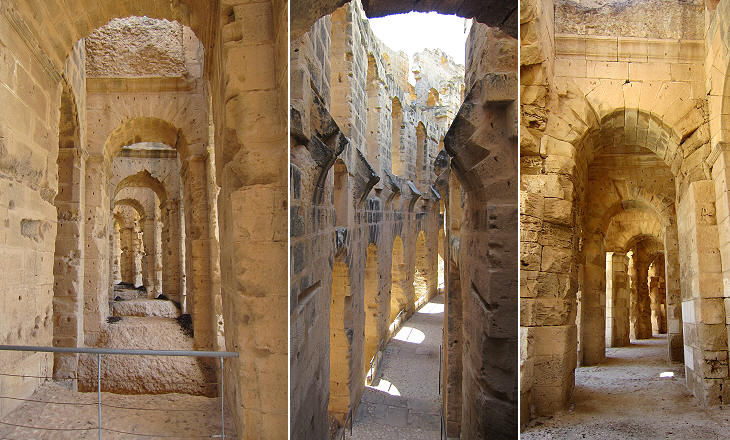 Amphitheatre - external corridors