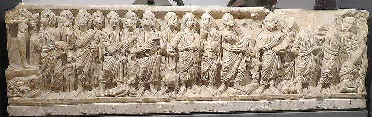 Christian sarcophagus of the Two Testaments