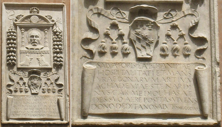 Lintel of Collegio Nardini