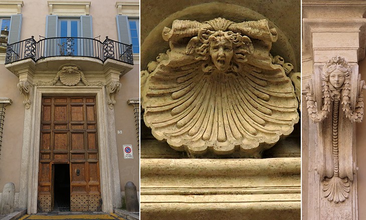(left) Portal; (centre/right) details