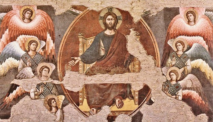 Detail of the Cavallini fresco