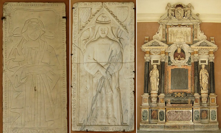 Gravestones and funerary monument