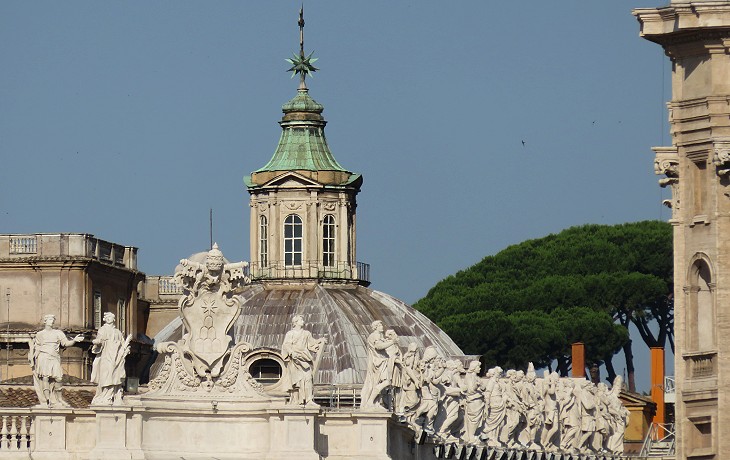 Seen from Piazza S. Pietro