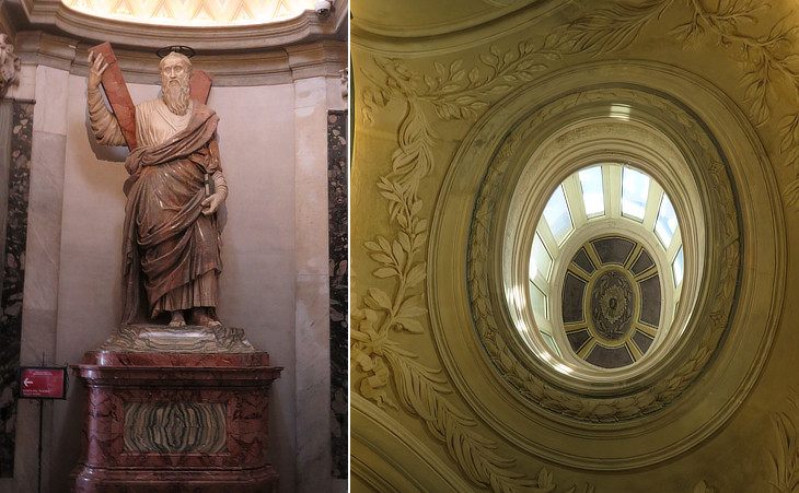 statue of St. Andrew by Niccolò Longhi