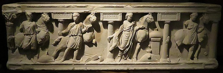 Sarcophagus of the Soderini Collection at Mausoleo di Augusto