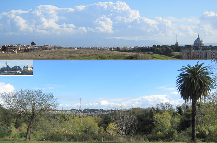 view towards Monte Mario