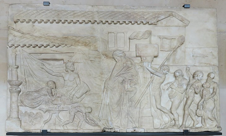 relief portraying Dionysus