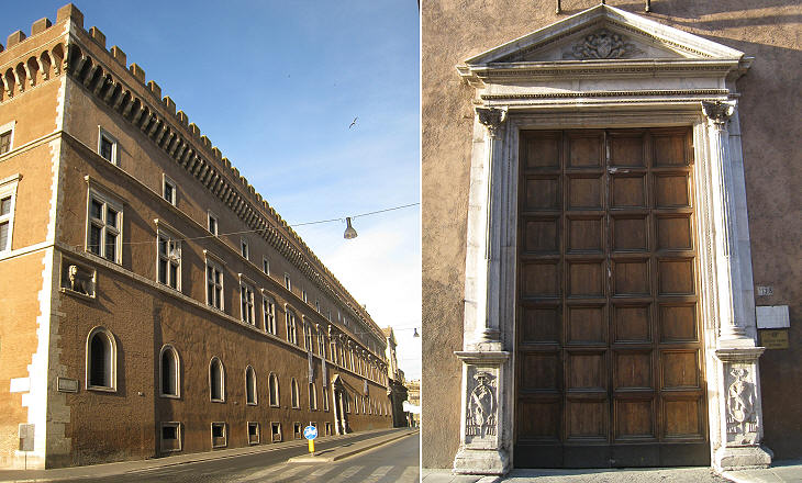 (left) Northern side; (right) entrance on this side