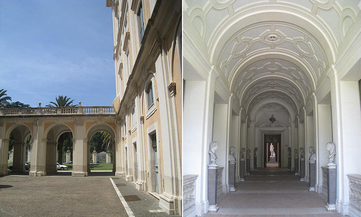 passage leading to Galleria Nazionale d'Arte Antica a