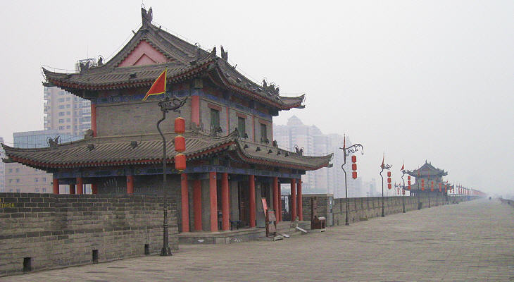 View of the walls