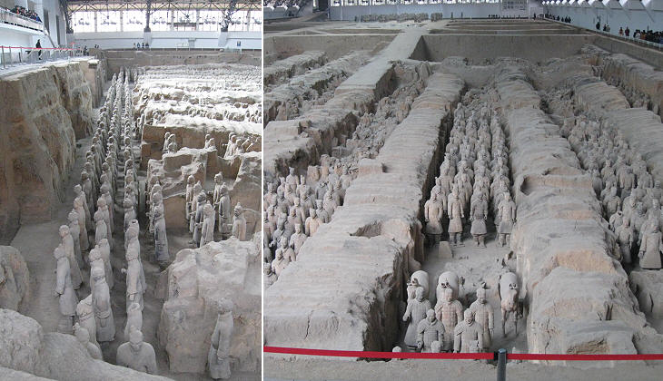 Qin Shi Huang tomb - Pit 1 - Vanguard of the army