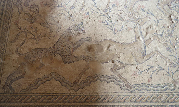 House of the Nile Mosaic - main hall: hunting scene